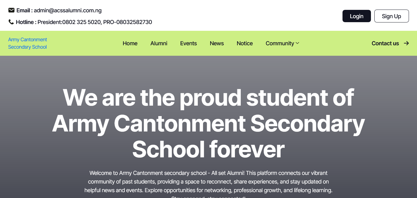 Portfolio Site Screenshot